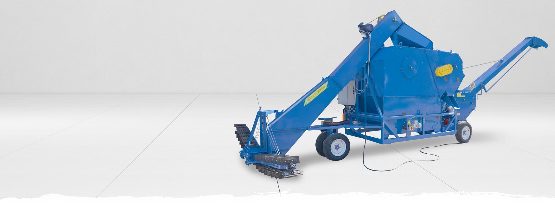mobile grain cleaner and grain loader OBC-70M3 picture