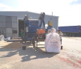 A máquina de limpeza de grãos OBC-25C limpa o trigo, foto