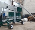 Mobile grain cleaner ОВС-355СМА in working position, photo 